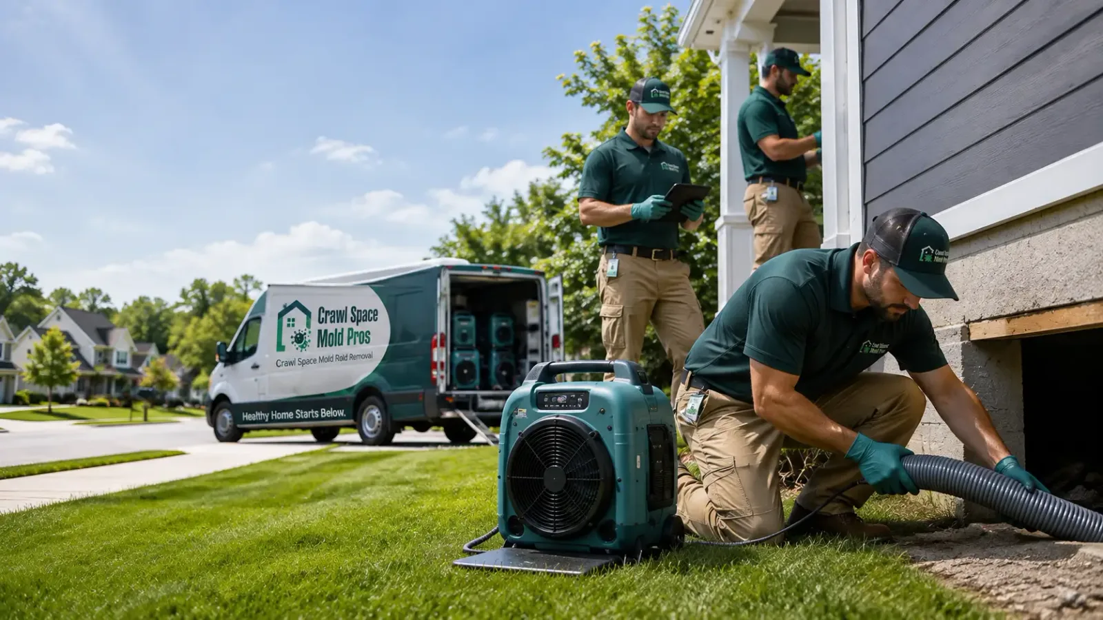 Crawl Space Mold Removal in Fleming, PA